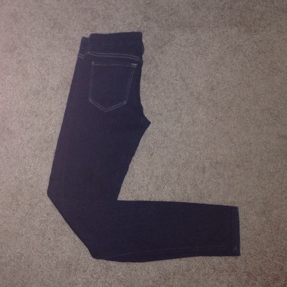 MOTHER Dark Blue Skinny Jeans